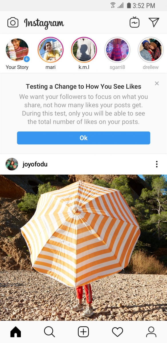 instagram removes likes